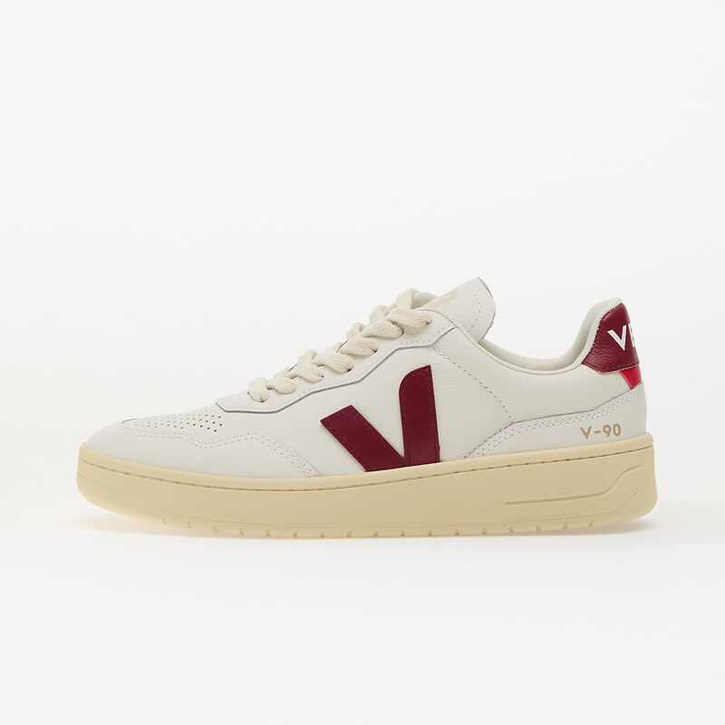 Veja W V-90 O.T Leather Ex-White_Marsala 62816020