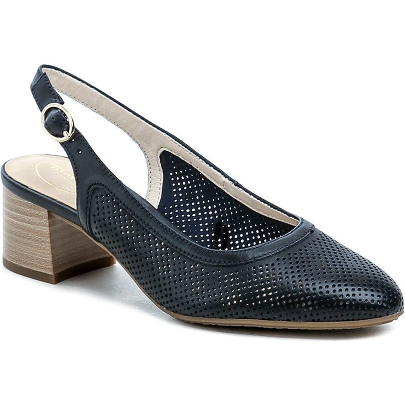 Tamaris Comfort 8-89501-42 tmavo modré dámske lodičky 62816194