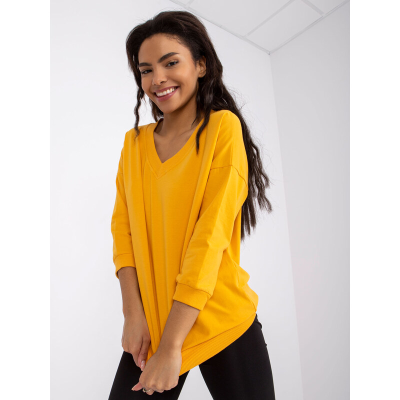 BASIC FEEL GOOD Svetlo oranžová basic blúzka Olivia -RV-BZ-7542.41X 30335449