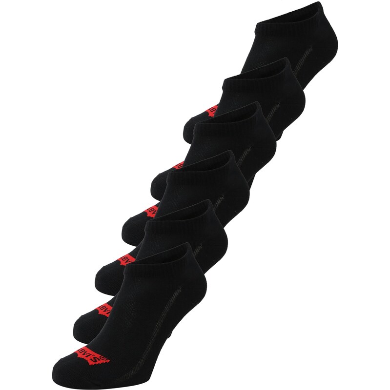 LEVIS Ponožky krvavo červená / čierna 62023885