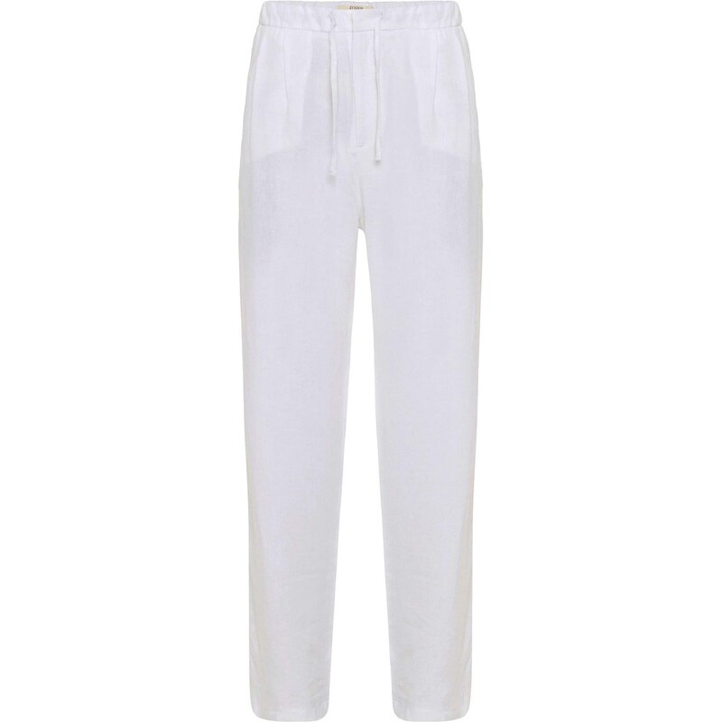 Antioch Plisované nohavice prírodná biela 65874657