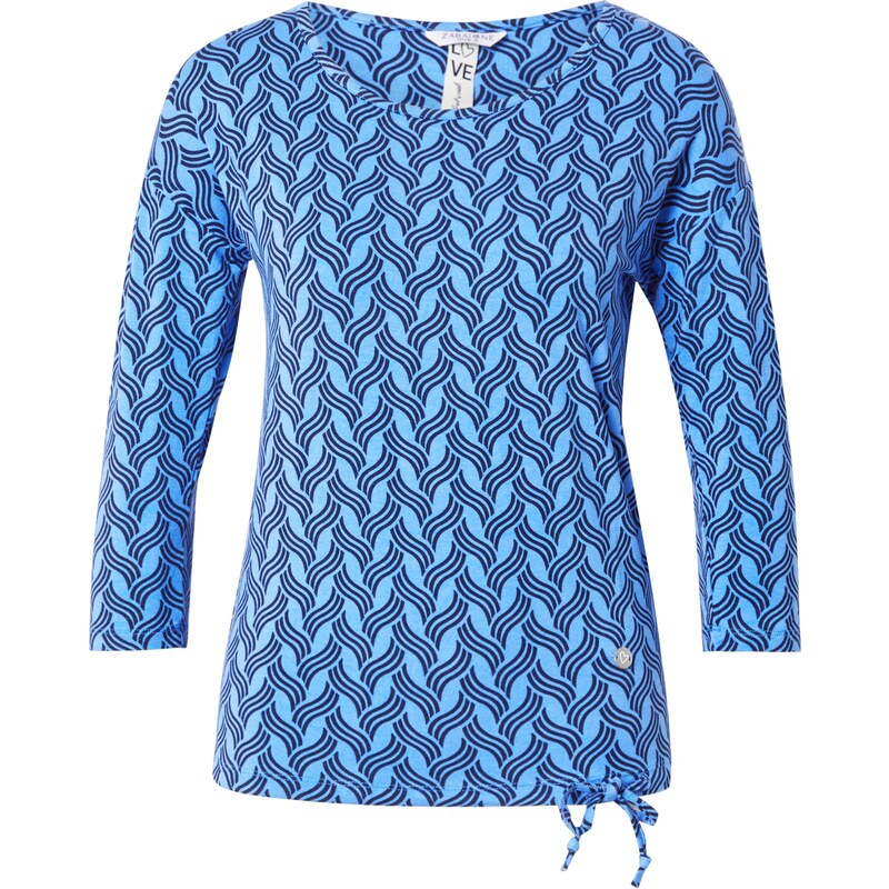 ZABAIONE Tričko Mi44nara námornícka modrá / svetlomodrá 62829944