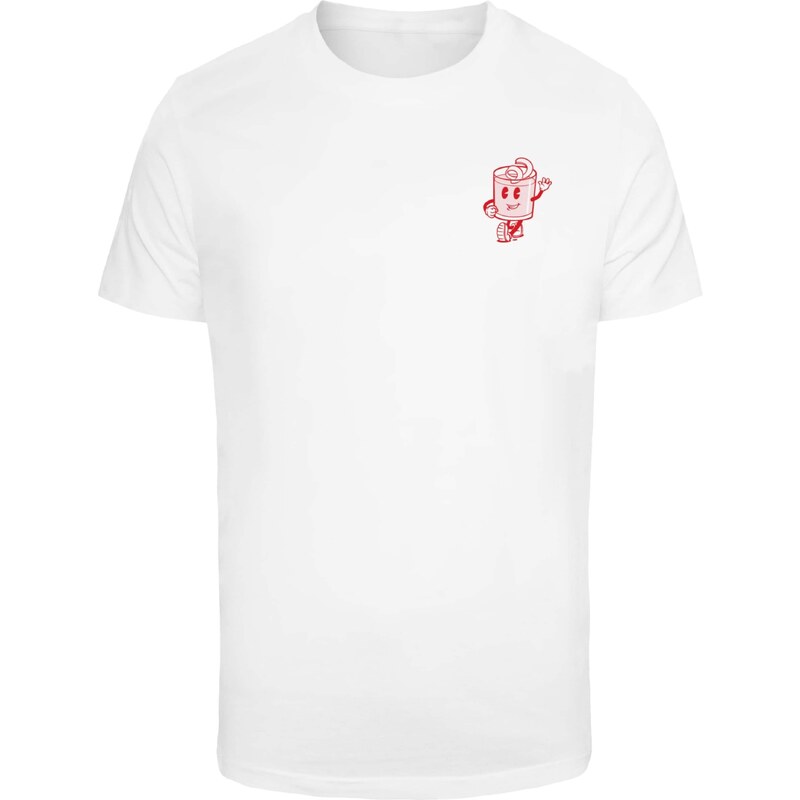 Mister Tee Tričko Negroni Please červená / biela 63266313