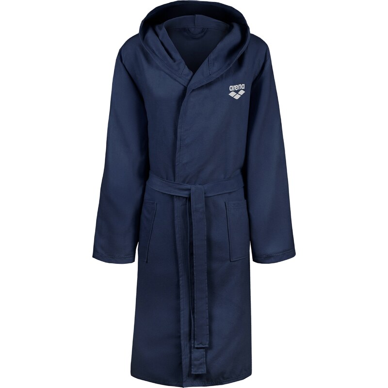 ARENA Športový župan Compact Microfiber tmavomodrá / biela 62828874