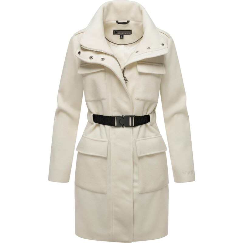 MARIKOO Prechodný kabát Tanokoo 16 šedobiela 62994799