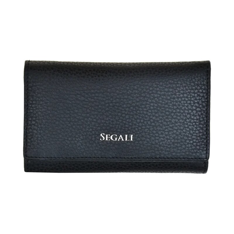 SEGALI Dámska kožená peňaženka SG-27074 čierna 46835426