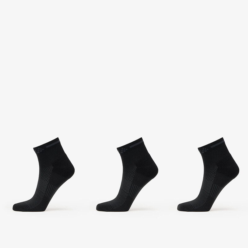 Ponožky Craft Core Dry Mid Sock 3-Pack Black 40-42 62837022
