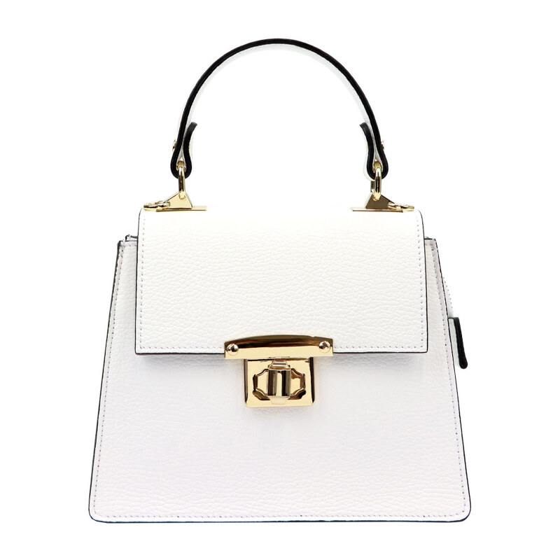 Kožená kabelka Luka biela KZ48342 62841508