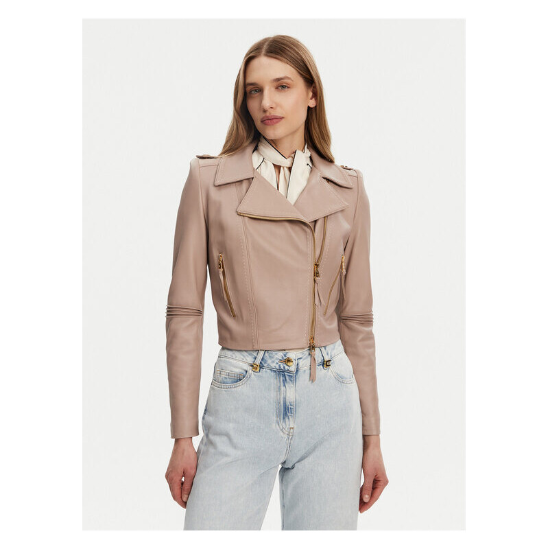 Kožená bunda Elisabetta Franchi 62842504