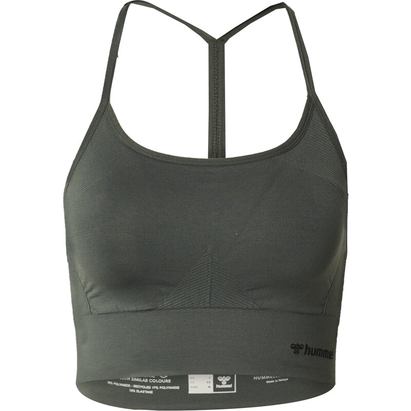 Hummel Športový top Tiffy olivová / čierna 54286124