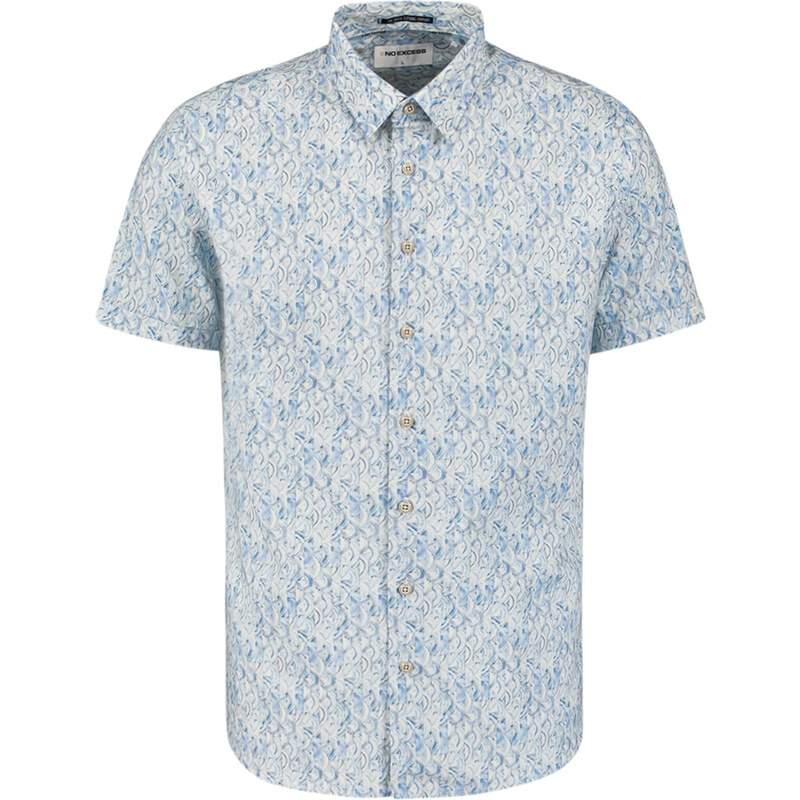 No Excess Košeľa modrosivá / svetlomodrá / šedobiela 64826041