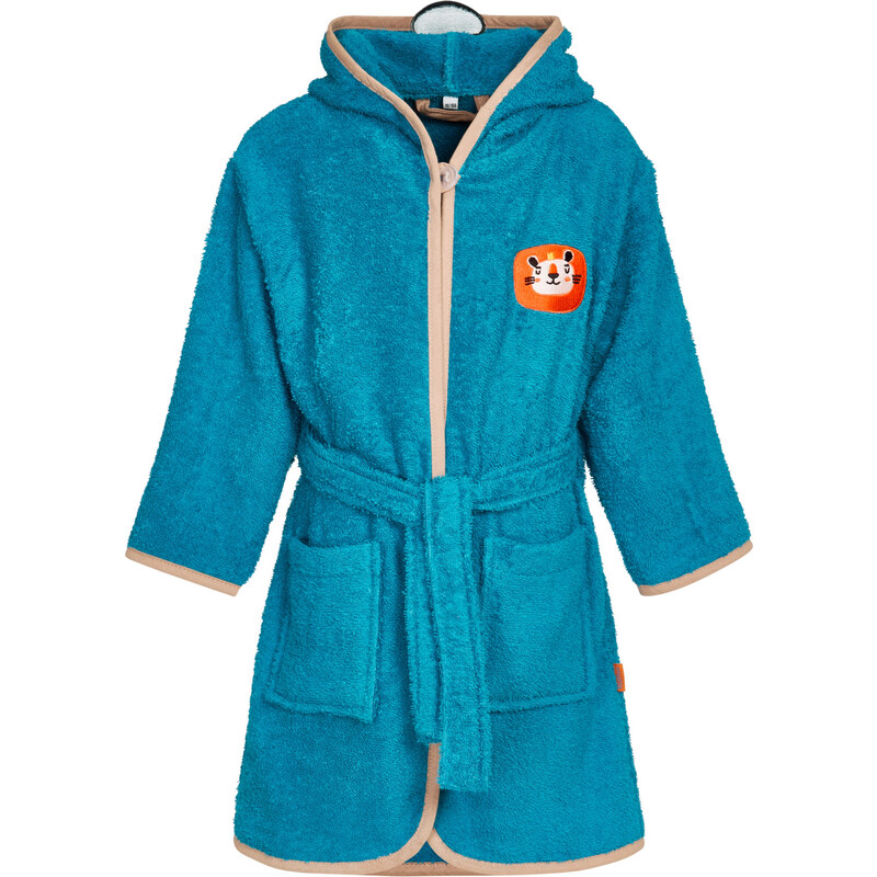 PLAYSHOES Župan Dschungel béžová / modrozelená / oranžová 62847510