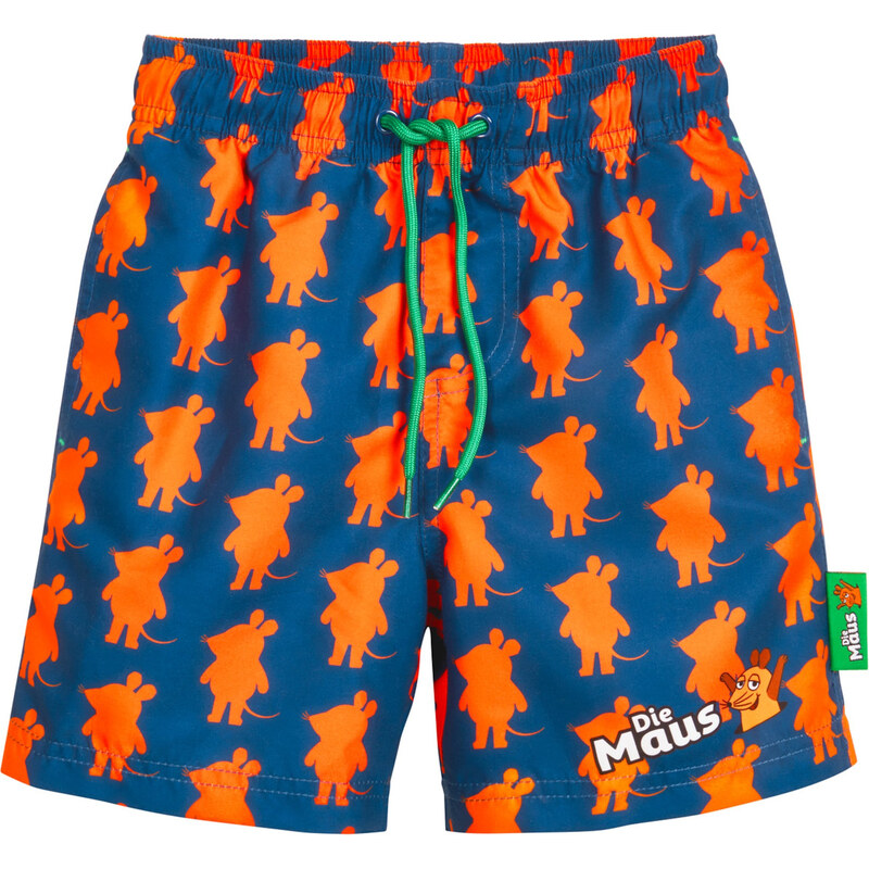 PLAYSHOES Plavecké šortky Pirat námornícka modrá / oranžová 62847551