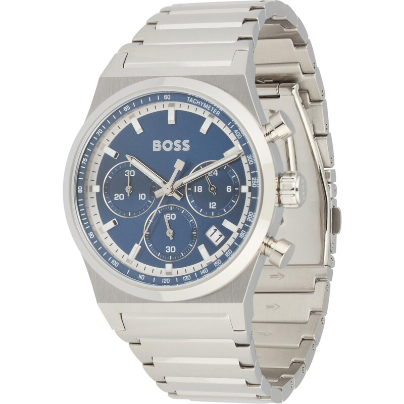 BOSS Analógové hodinky CANDOR modrá / strieborná 62847900