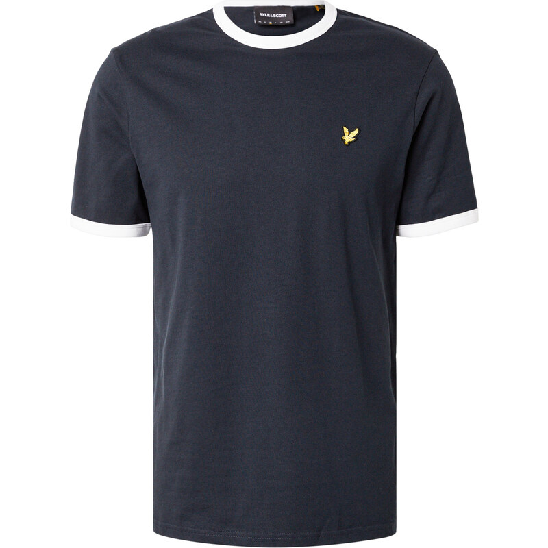Lyle & Scott Tričko Ringer námornícka modrá / žltá / biela 62847919