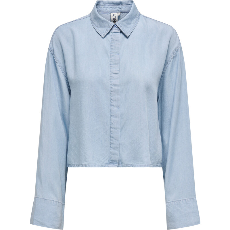 ONLY Blúzka ONLCHARIS modrá denim 62848020