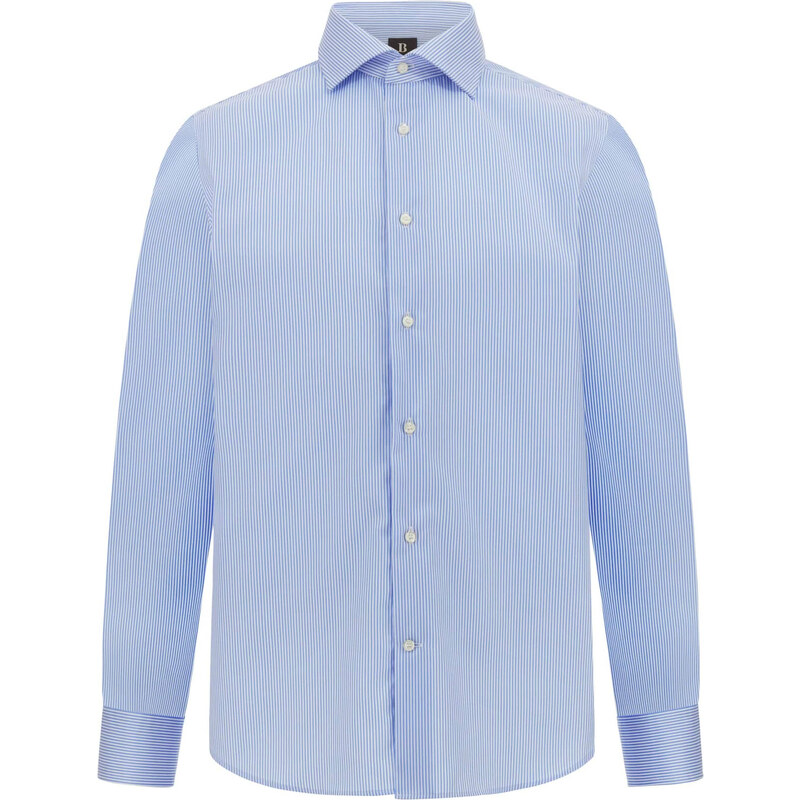 Boggi Milano Biznis košeľa svetlomodrá / biela 62847273