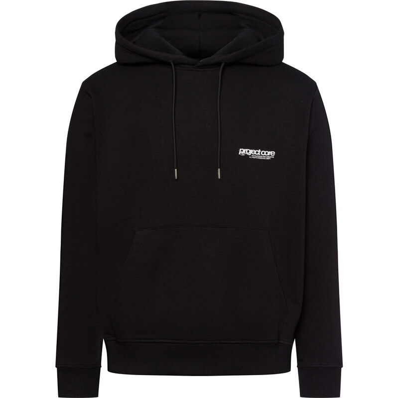 JACK & JONES Mikina JCOUnion čierna / biela 62854934