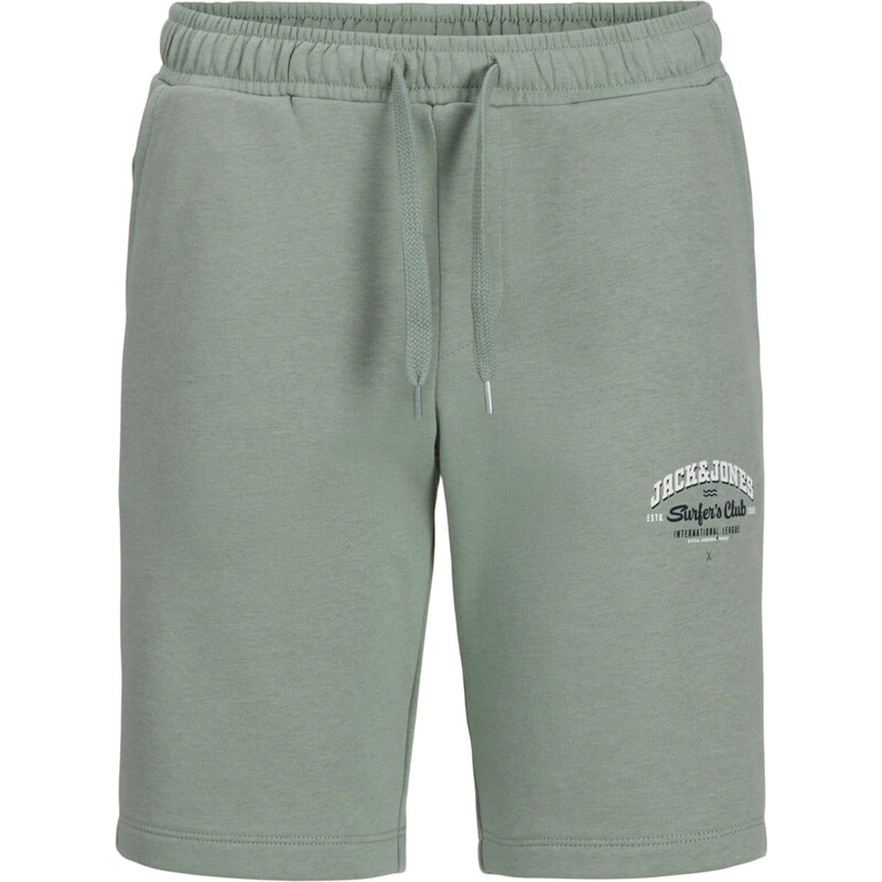 Jack & Jones Junior Nohavice pastelovo zelená / čierna / biela 63135970
