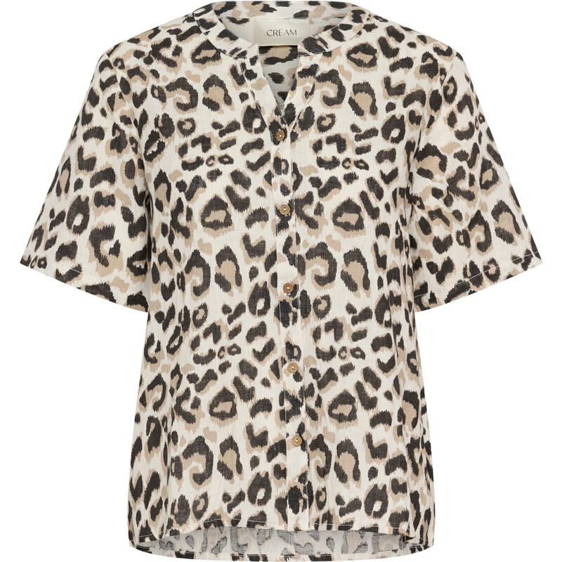 Cream Blúzka CRBellis svetlobéžová / kapučíno / tmavohnedá 63164954