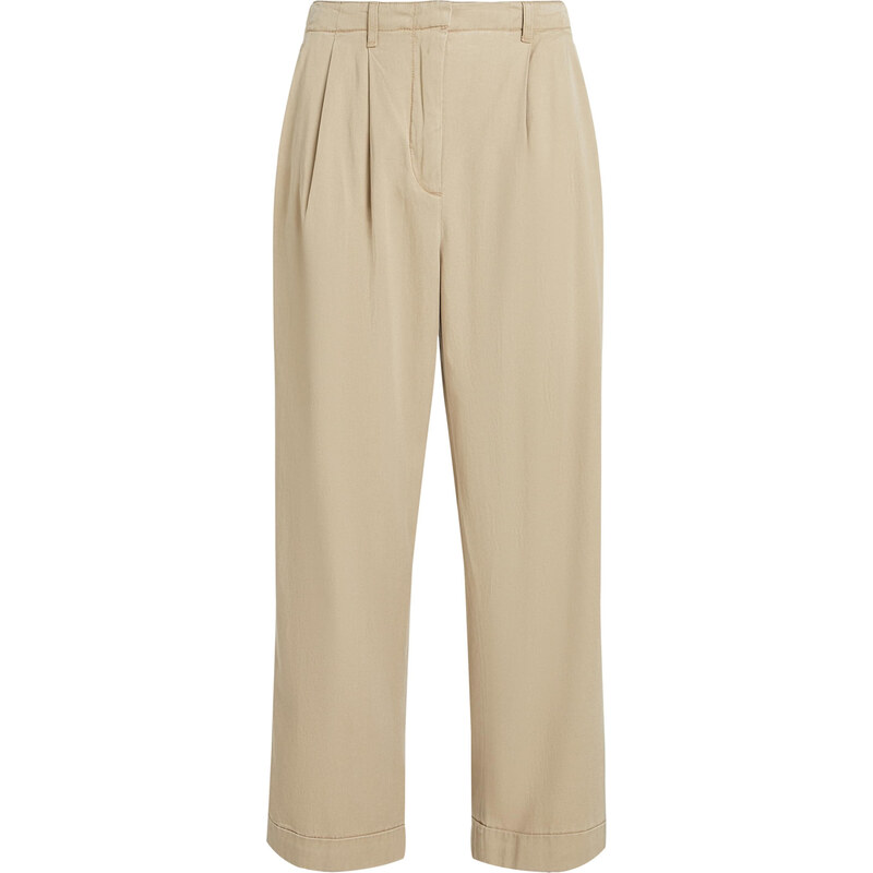 TOMMY HILFIGER Plisované nohavice béžová 64437643