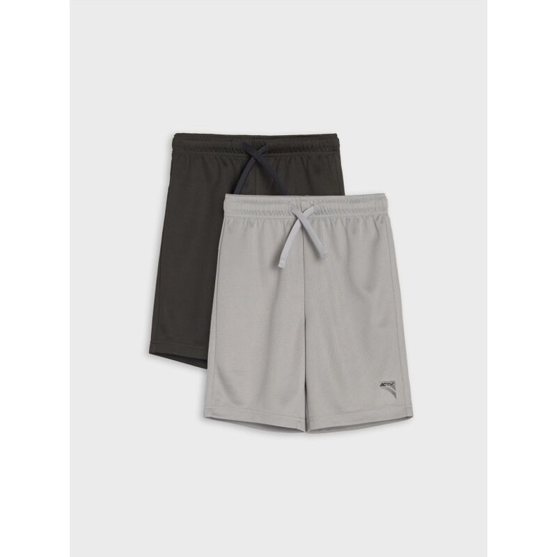 Sinsay - Kraťasy 2 pack Active - tmavosivá 65741577