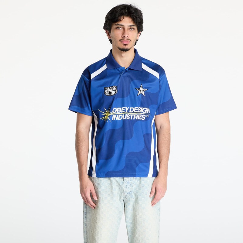 OBEY Clothing Dres OBEY Soccer Jersey Blue Multi L 62850646