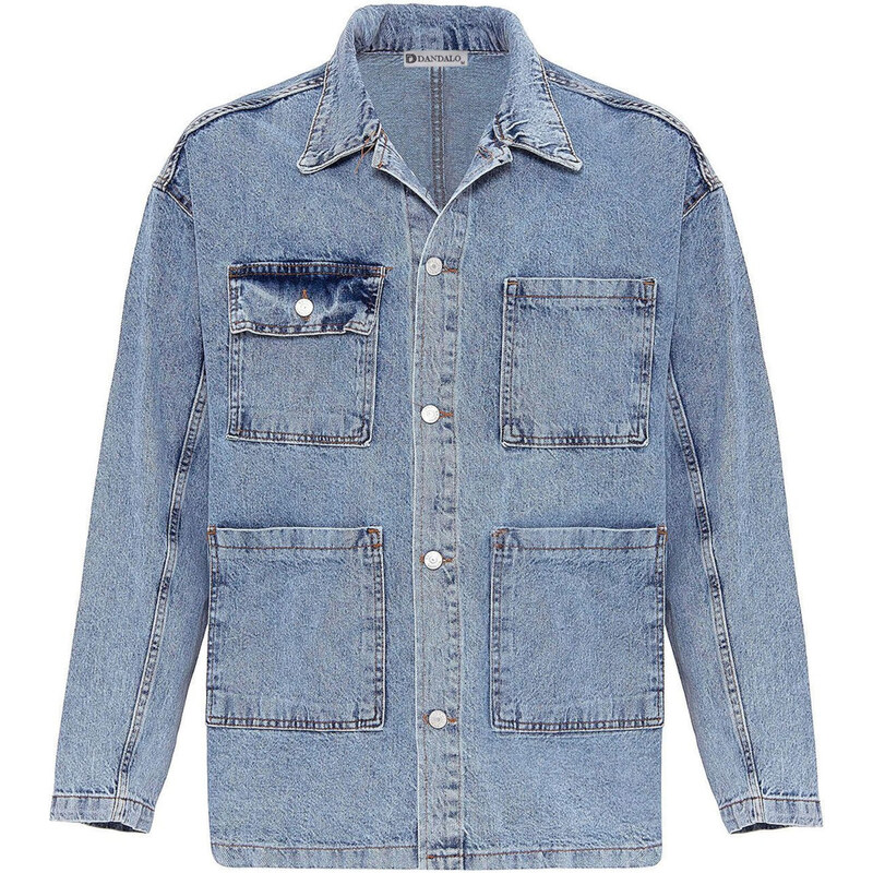 Dandalo Prechodná bunda modrá denim 62854799