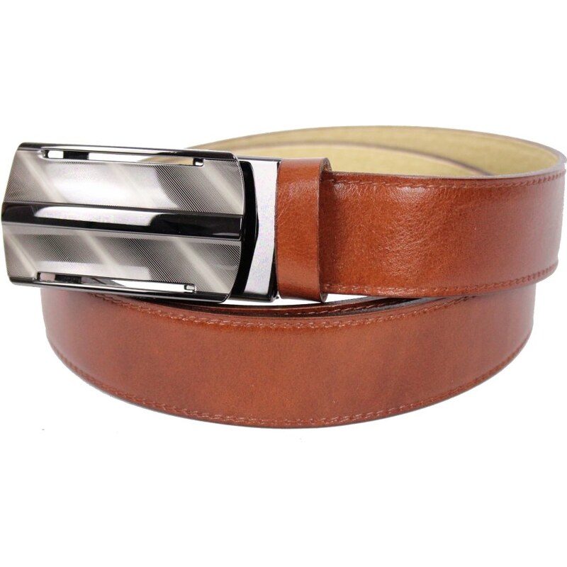 Penny Belts Pánsky kožený opasok s plnou sponou automat 235-020-A10 62856060