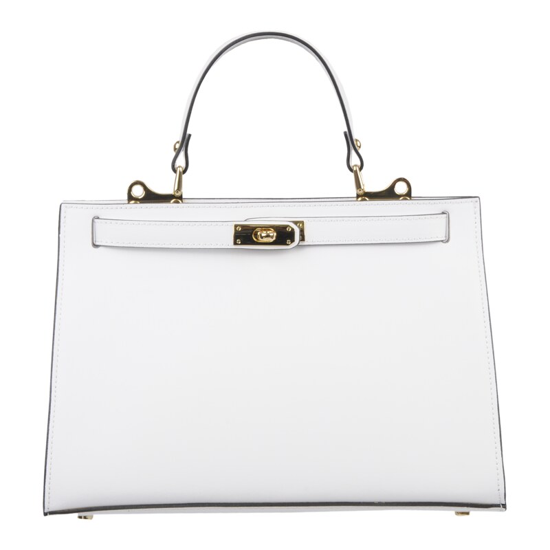 Biela kožená talianska kabelka Anita Grande Bianca NovaKabelka.sk 62856052