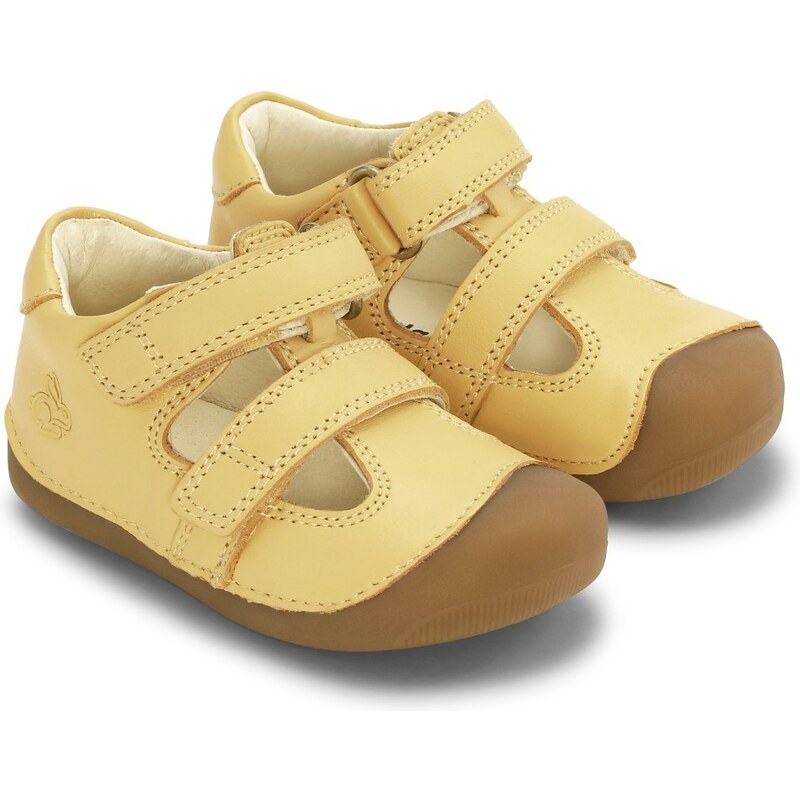 Detské kožené sandálky Bundgaard Petit Summer Yellow BG202257-8120 62930315
