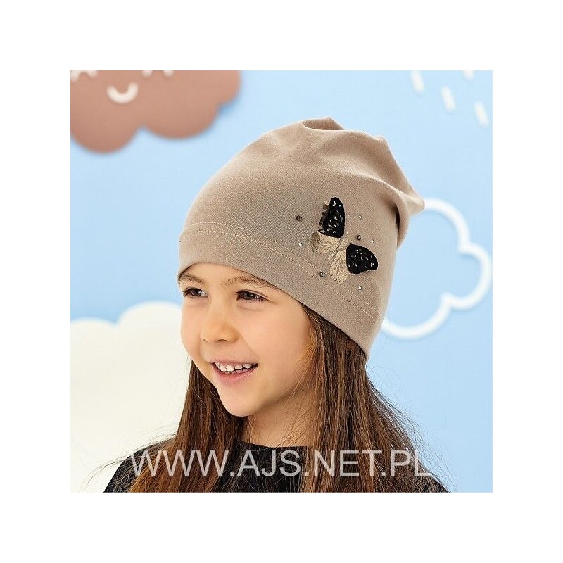 Dievčenská jarná čiapka AJS 50-096 62987796