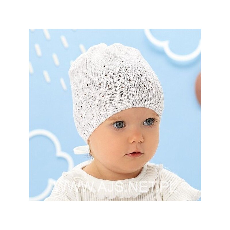 Dievčenská jarná čiapka AJS 50-034 63523272