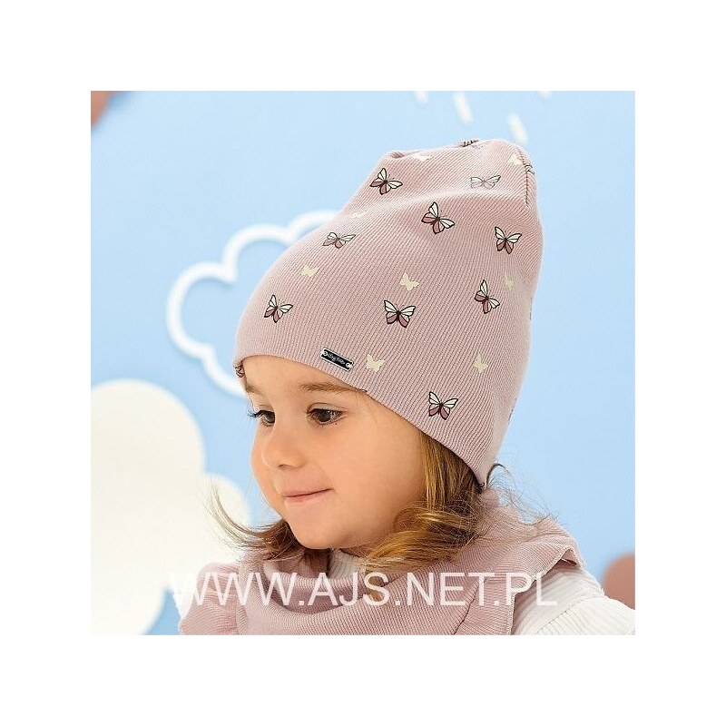 Dievčenská jarná čiapka AJS 50-032 62987785