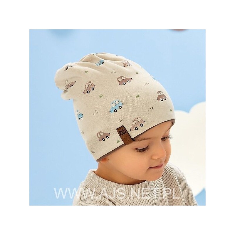 Obojstranná chlapčenská čiapka AJS 50-076 62987905