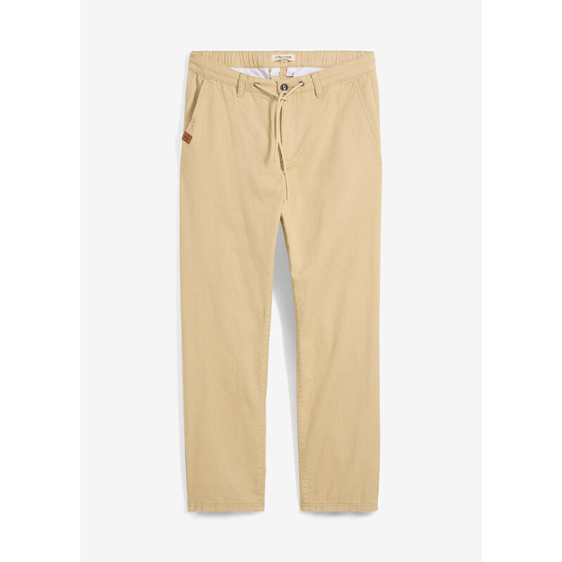 bonprix Chino nohavice, Relaxed Fit, z čistej bavlny, rovné, farba 62858145