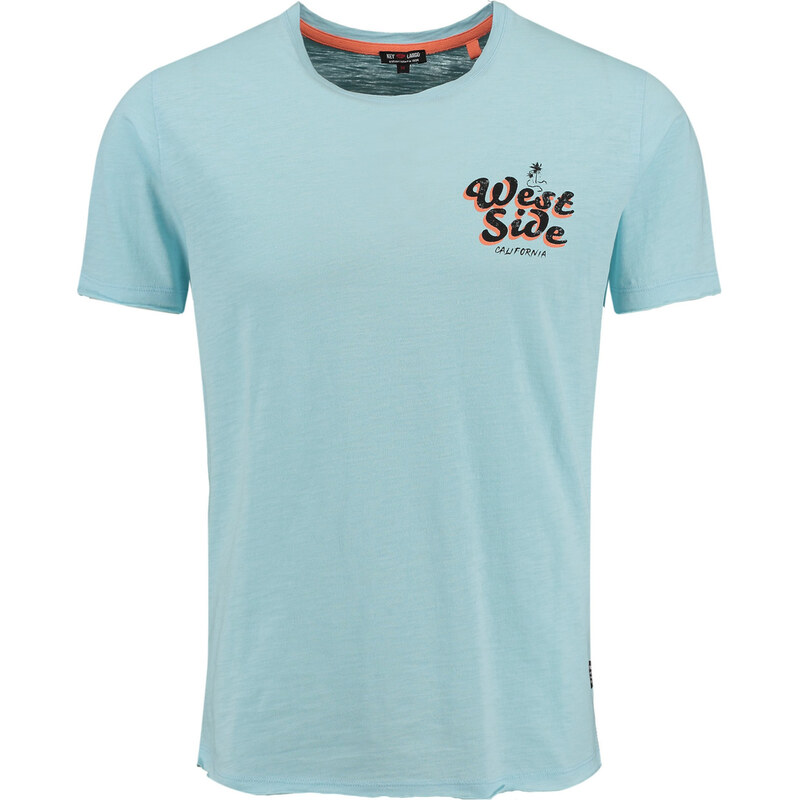 Key Largo Tričko West Side modrosivá / oranžovo červená / čierna / 62863322