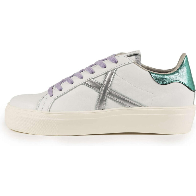 MUNICH Nízke tenisky Rete Sky zelená / strieborná 62863627