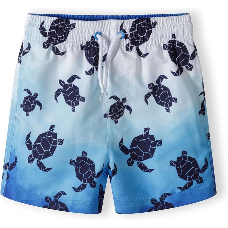 MINOTI Plavecké šortky modrá melírovaná / čierna melírovaná 62863819