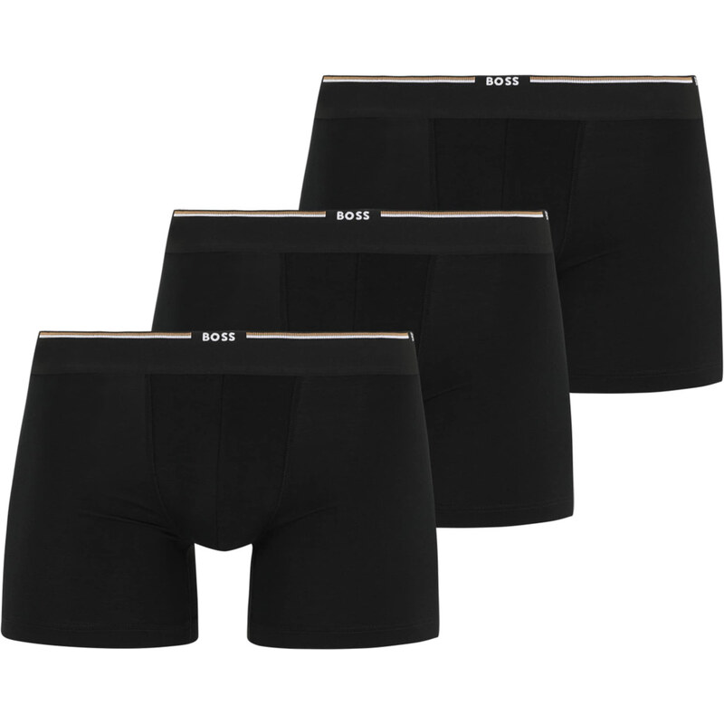 BOSS Boxerky hnedá / čierna / šedobiela 62863964