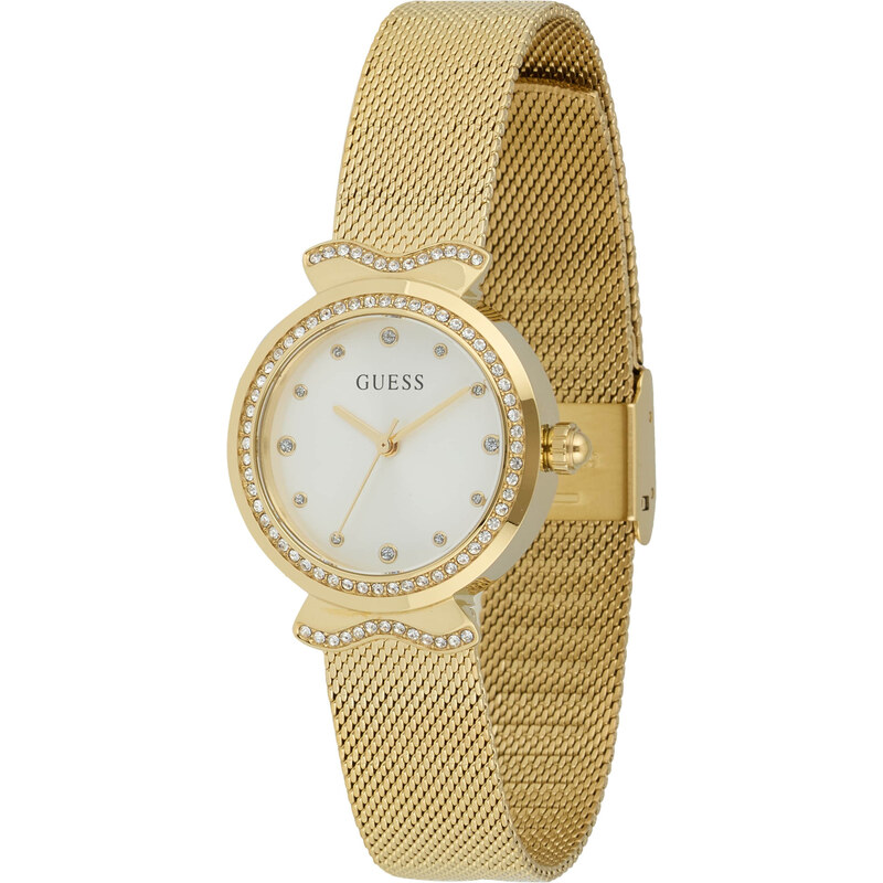 GUESS Analógové hodinky BEJEWELED zlatá 62864025