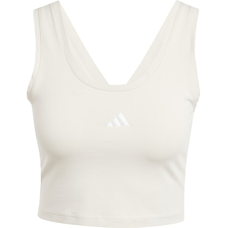 ADIDAS SPORTSWEAR Športový top Essentials svetlosivá / biela 62863237