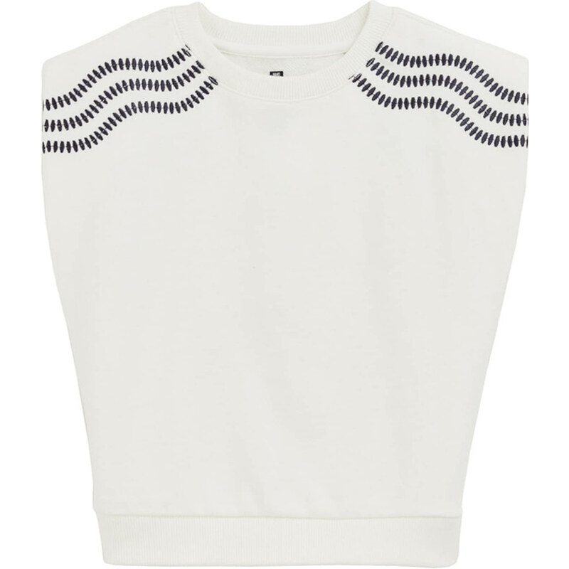 WE Fashion Mikina čierna / biela 63165633