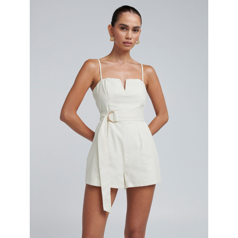 BWLDR Overal FI COTTON PLAYSUIT šedobiela 62879688