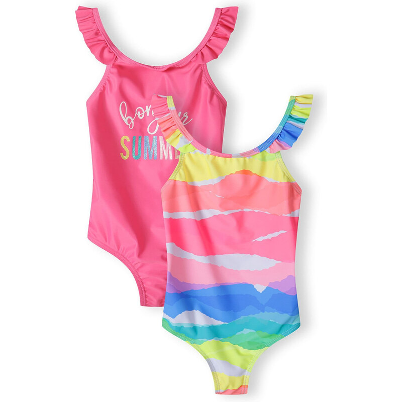 MINOTI Jednodielne plavky zmiešané farby / ružová 62863837