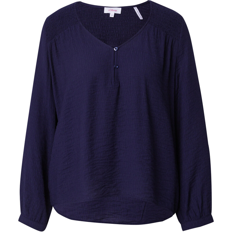 s.Oliver Blúzka námornícka modrá 63153476
