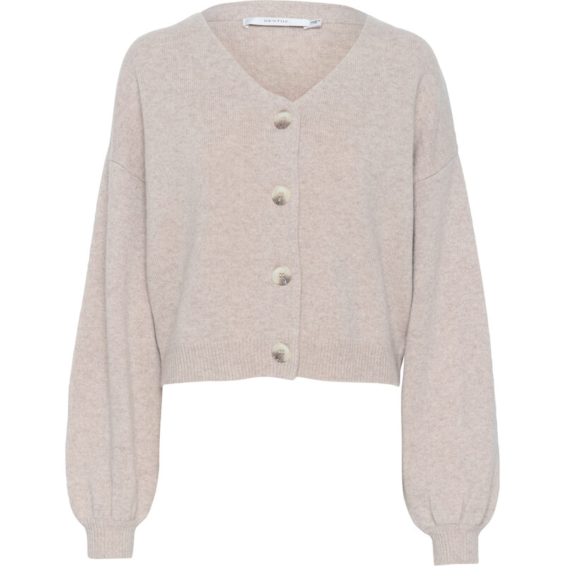 Gestuz Kardigán ManziGZ béžová melírovaná 63266382