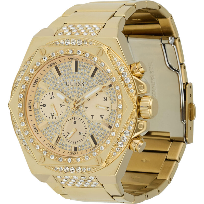 GUESS Analógové hodinky FURY zlatá 62864079