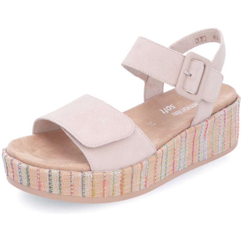 RIEKER Dámske sandále REMONTE D1N54-60 ružová S5 62867481