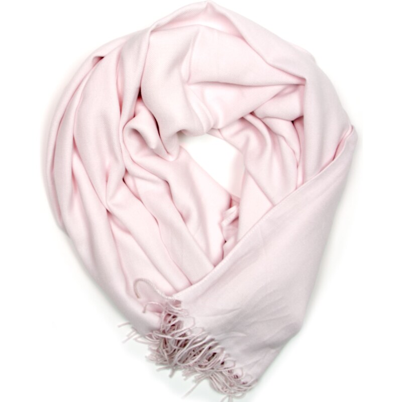 Blaire Dámsky pašmínový šál svetlo ružový 64987237